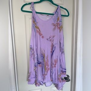 Free People Top Womens Blouse Purple XS